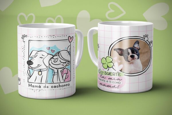 Taza Mamá de cachorro