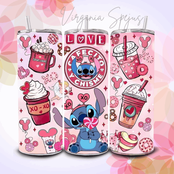 Termo Tumbler Diseño Stitch - 600ml