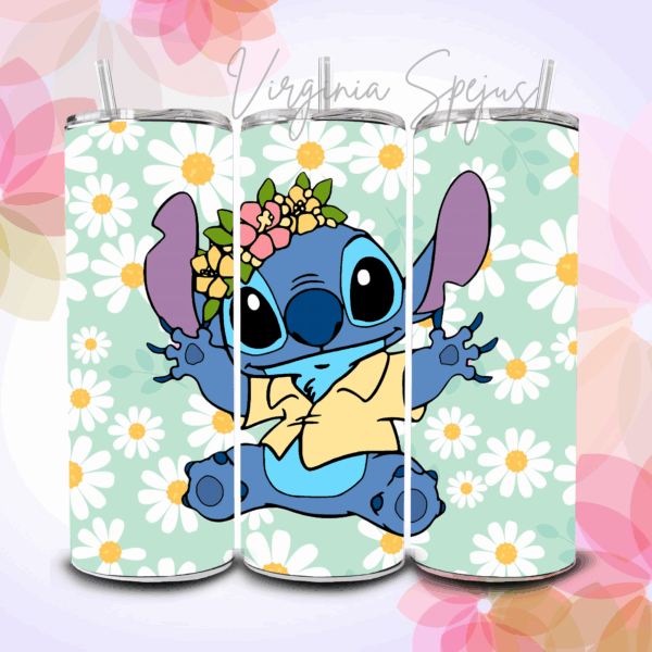Termo Tumbler Diseño Stitch - 600ml