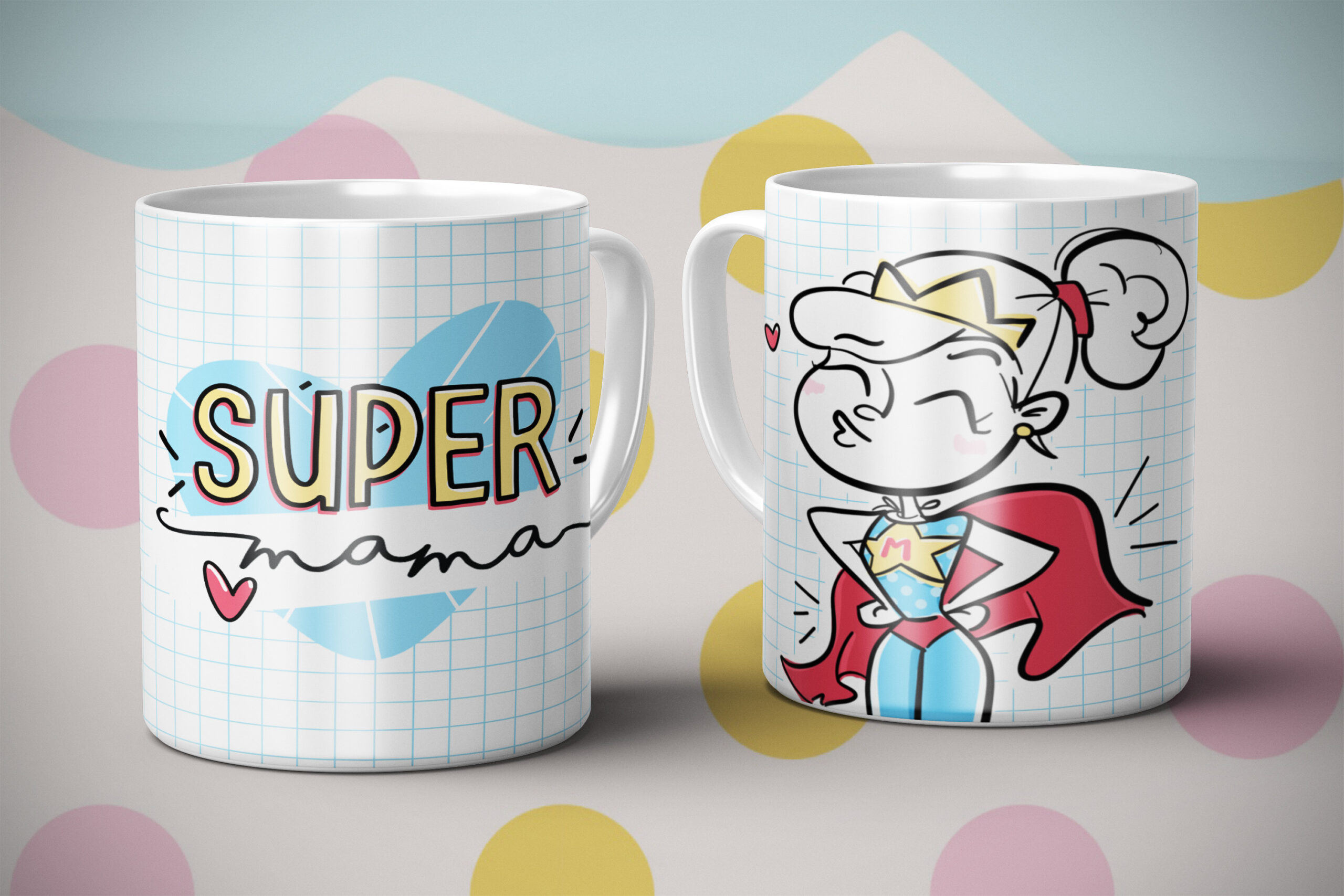 Taza Super Mamá ❤️