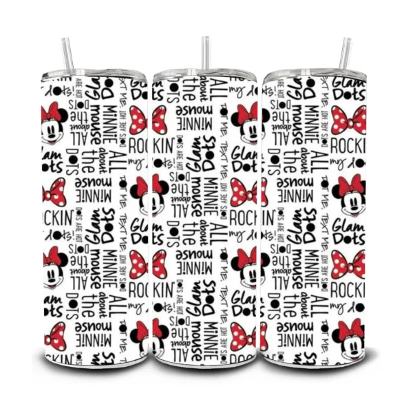 Tumbler Diseño de Texto Minni - 600ml