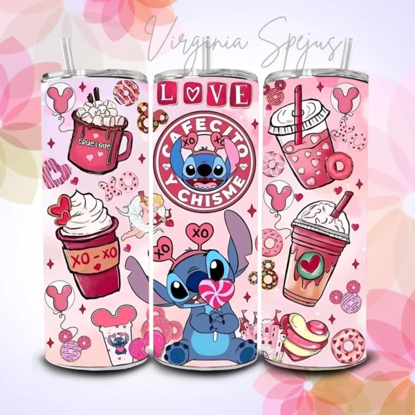 Termo Tumbler Diseño Stitch - 600ml