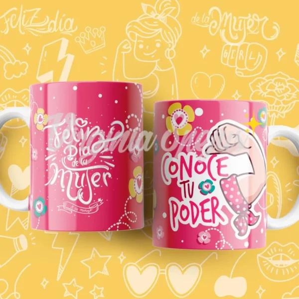 Tazón Personalizado Día de la Mujer