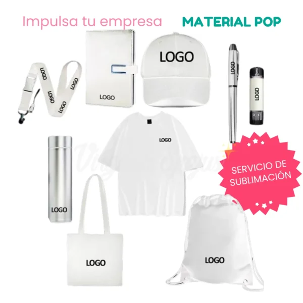 Servicio de Sublimación Emprendedor - Material POP