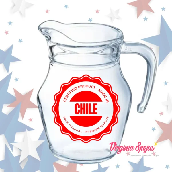 Jarras Lorito 500 ml – Viva Chile Dieciochero - Imagen 5