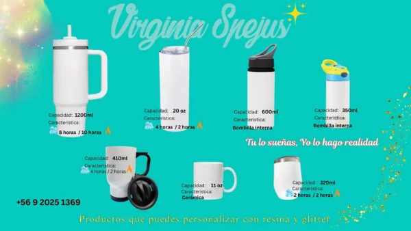 Vaso Tipo Stanley personalizado / Rosado Motivo Hello Kitty - Imagen 4