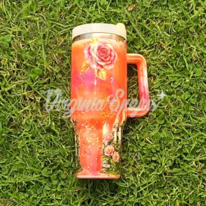Vaso Térmico de 1200ml - Carta en Flor 💌🌷